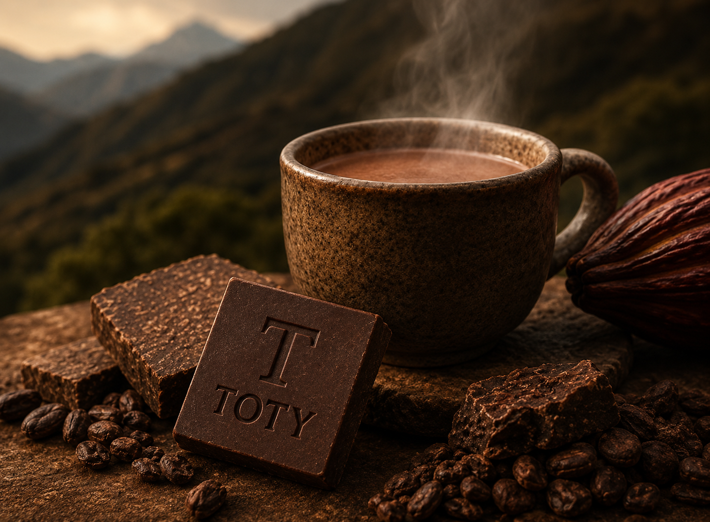 Stone-ground, single origin cacao for your daily ritual.